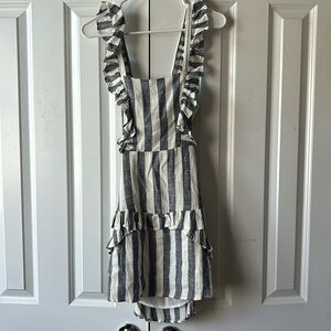 Selfie Leslie Blue Stripe Dress